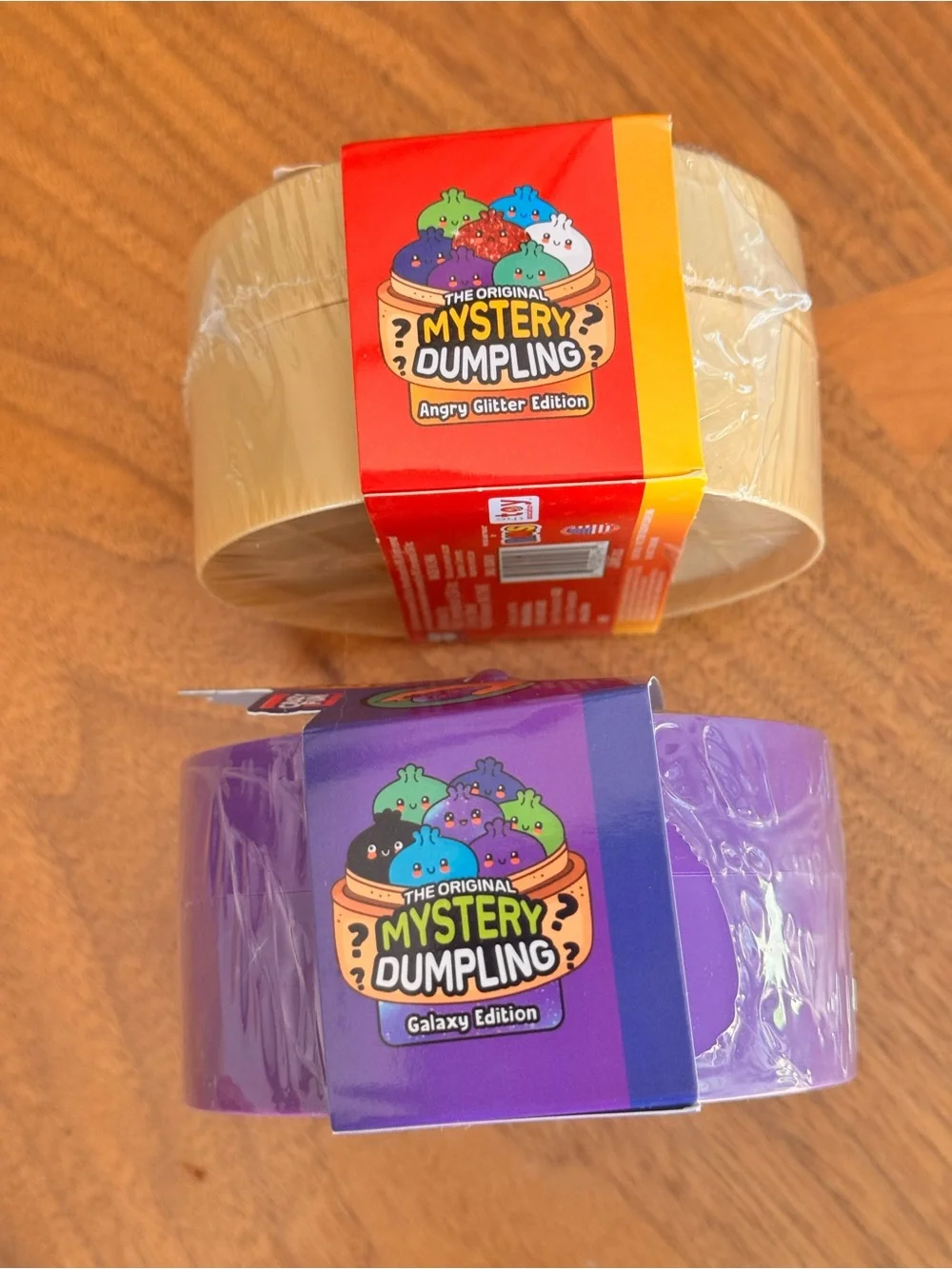 Viral Mystery Dumpling Bundle of 2  Galaxy + Angry Glitter Edition RMS Sealed